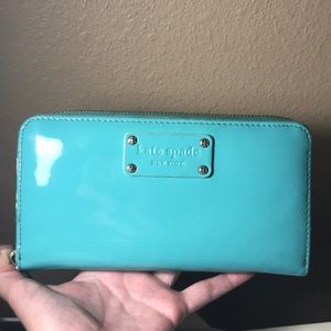 Blue Kate Spade Wallet